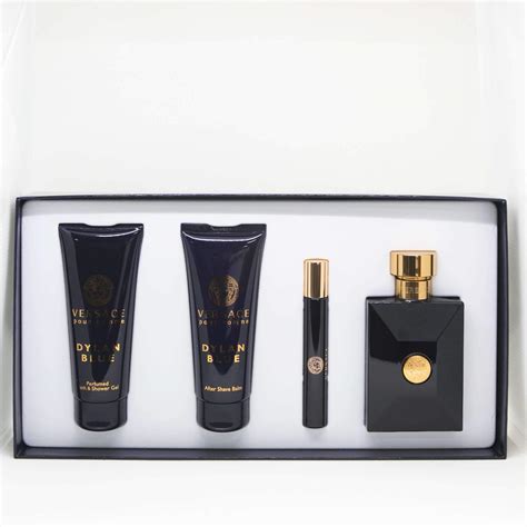 versace men's 4 pc dylan blue gift set|versace blue perfume men.